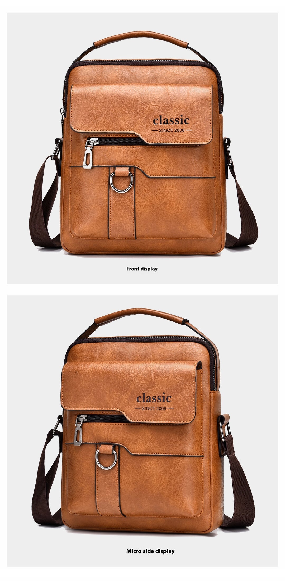 Classic Urban Crossbody: The Everyday Gentleman’s Leather Bag