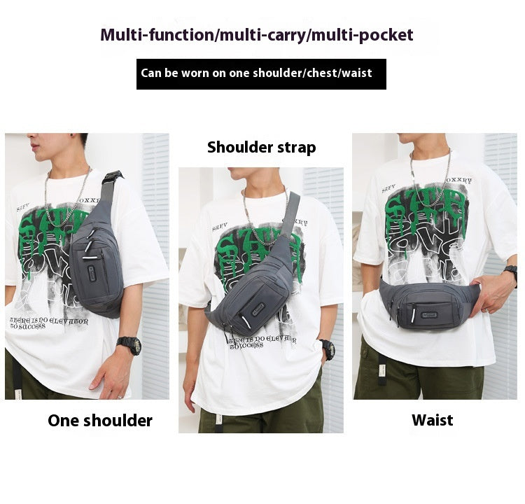 The Everyday Action Pack: Men’s Waterproof Waist & Crossbody Bag