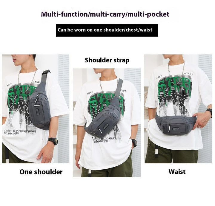 The Everyday Action Pack: Men’s Waterproof Waist & Crossbody Bag