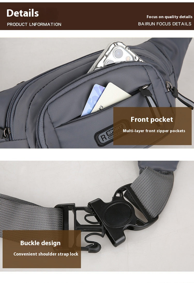 The Everyday Action Pack: Men’s Waterproof Waist & Crossbody Bag