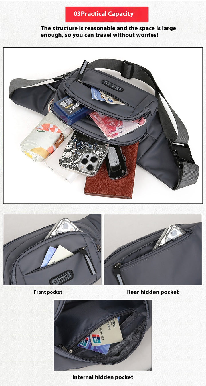 The Everyday Action Pack: Men’s Waterproof Waist & Crossbody Bag