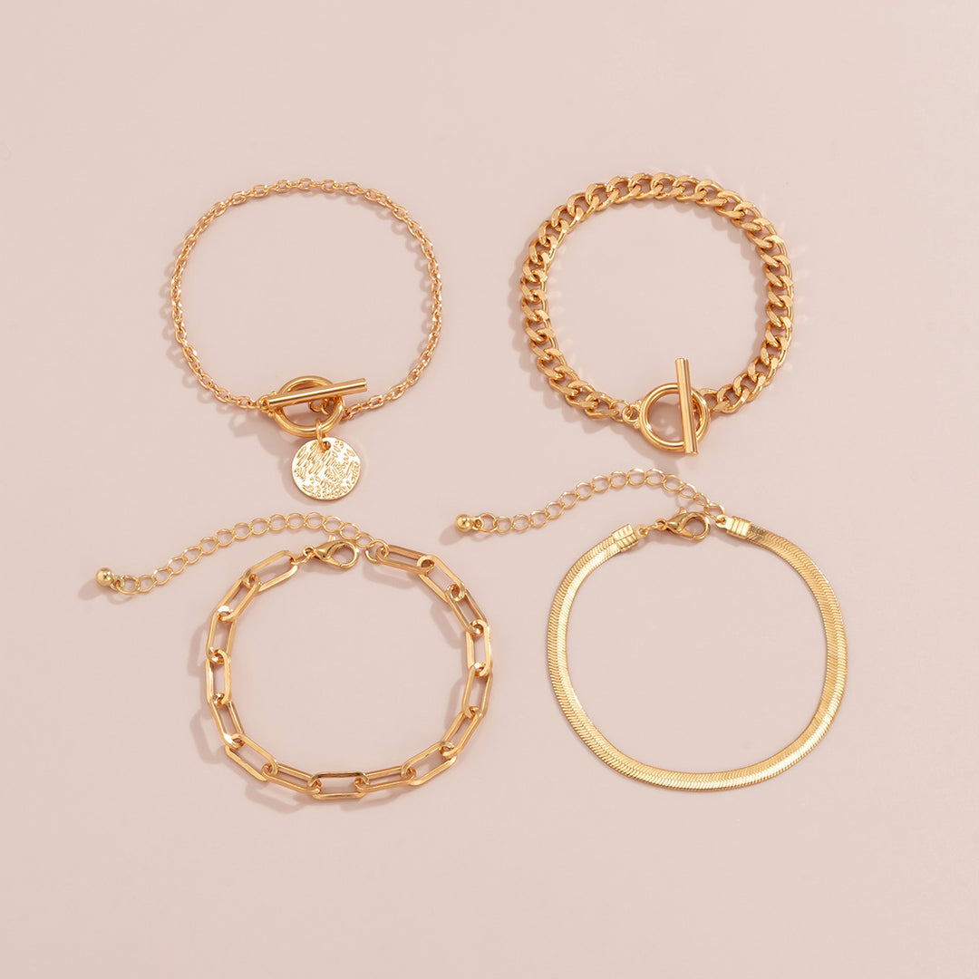 Effortless Elegance – The Ultimate Layered Bracelet Set
