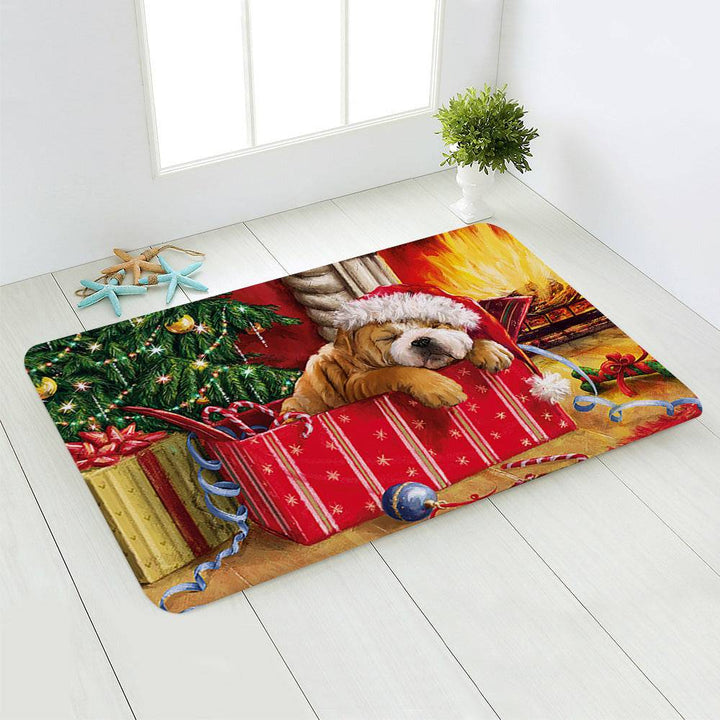 Festive Santa & Snowman Floor Mats – Cozy Christmas Decor for Your Home - All Inclusive Family Treasures
