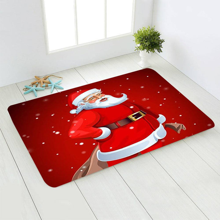Festive Santa & Snowman Floor Mats – Cozy Christmas Decor for Your Home - All Inclusive Family Treasures