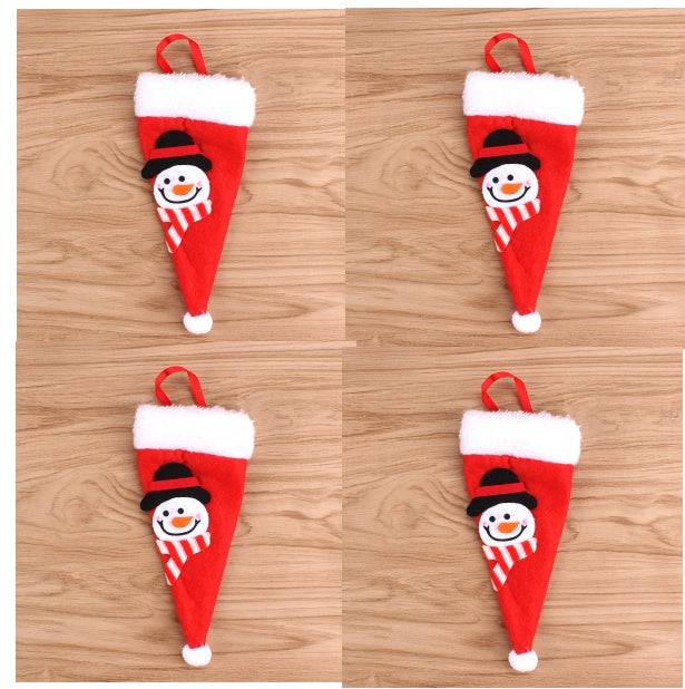 Festive Christmas Cutlery Holder Set – Add a Touch of Holiday Magic to Your Table! - All Inclusive Family Treasures