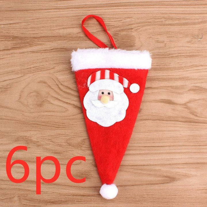 Festive Christmas Cutlery Holder Set – Add a Touch of Holiday Magic to Your Table! - All Inclusive Family Treasures