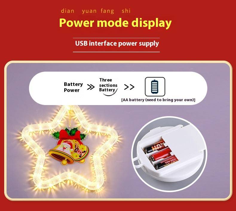 Sparkling LED Christmas Star Lights – Illuminate Your Windows and Doors This Holiday Season - All Inclusive Family Treasures