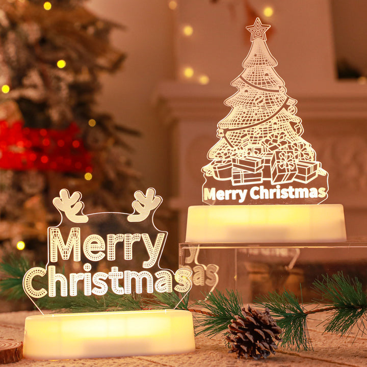 Light Up the Holidays with Magical 3D Glow Lamps