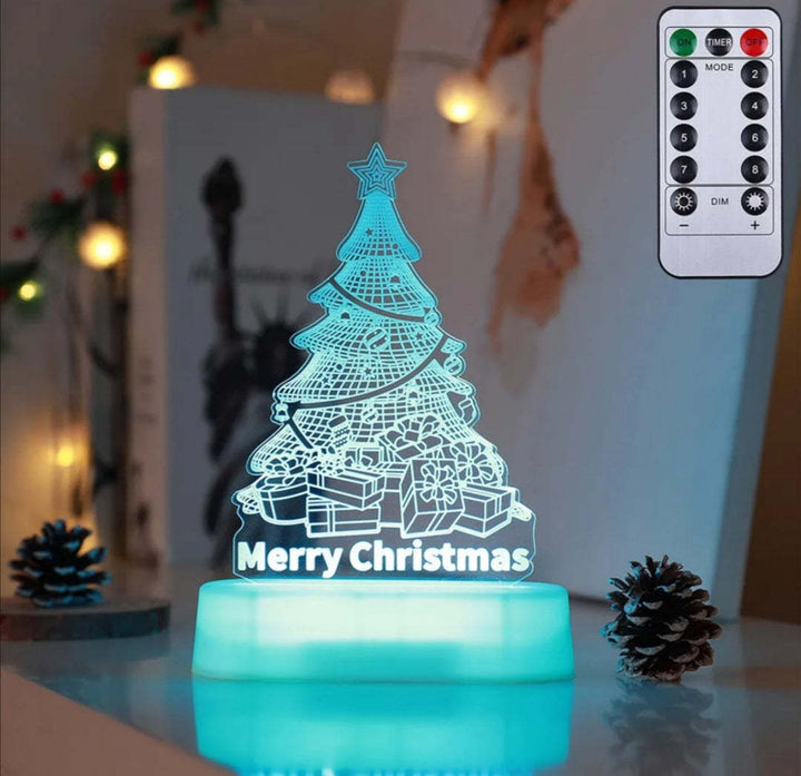 Light Up the Holidays with Magical 3D Glow Lamps