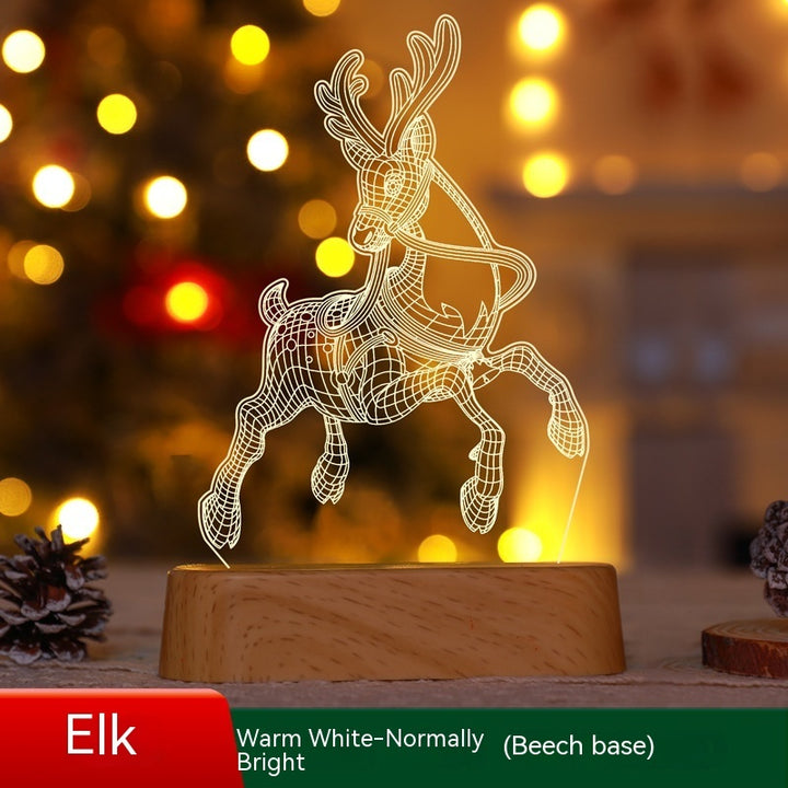 Light Up the Holidays with Magical 3D Glow Lamps