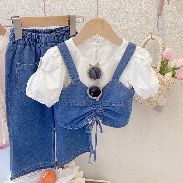 Denim Darling 3-Piece Set – Style That Grows With Her