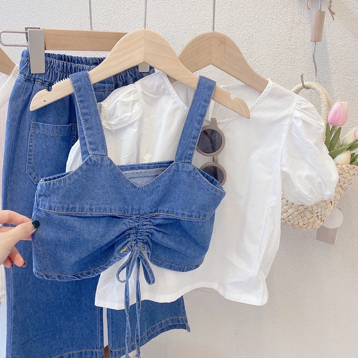 Denim Darling 3-Piece Set – Style That Grows With Her