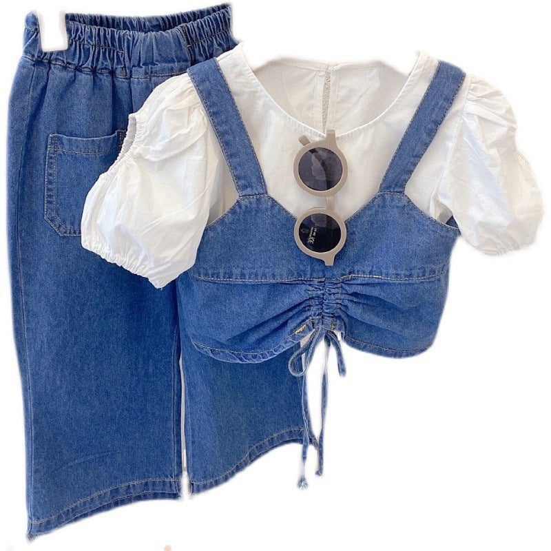 Denim Darling 3-Piece Set – Style That Grows With Her
