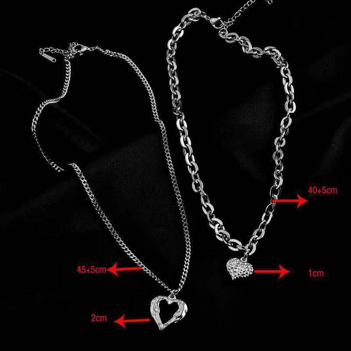 Eternal Elegance Double Heart Necklace - All Inclusive Family Treasures