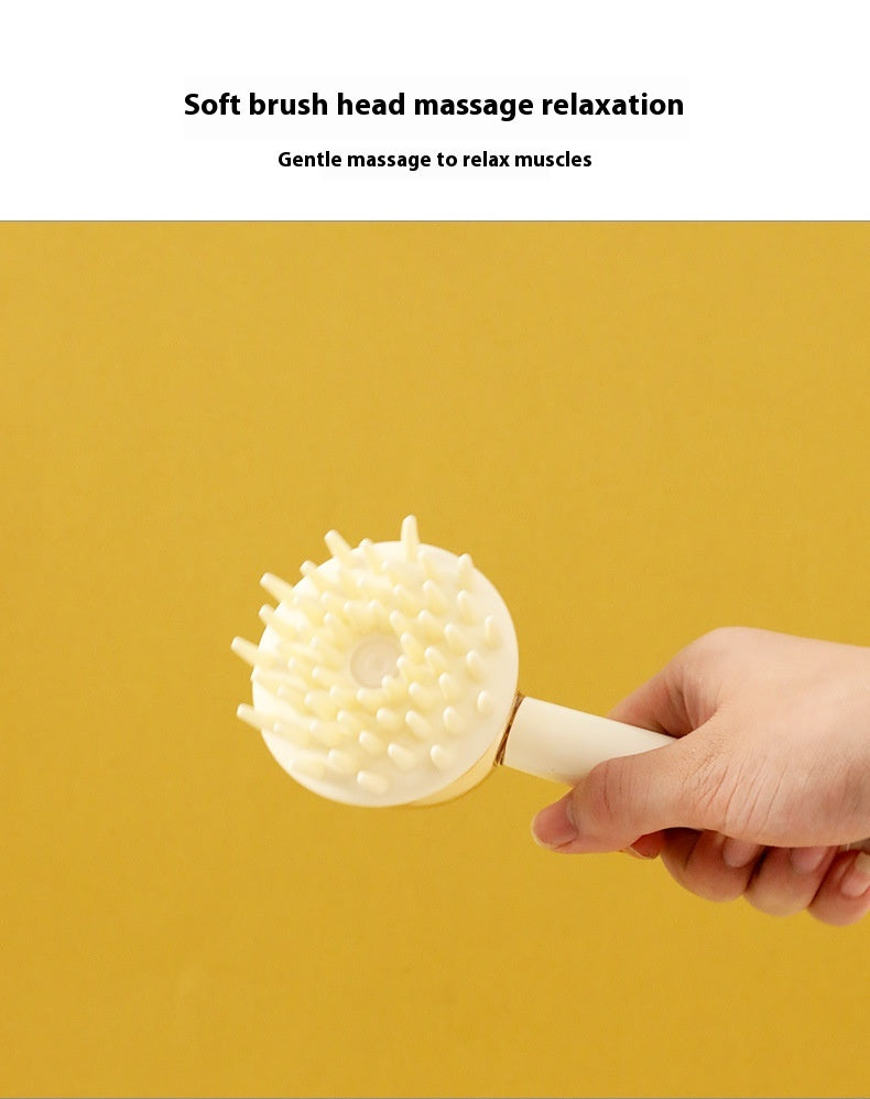 GentleGlow 3-in-1 Pet Bath Brush with Liquid Dispenser