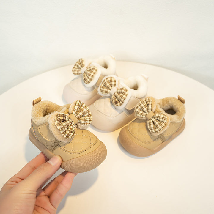 Little Bows Winter Toddler Shoes