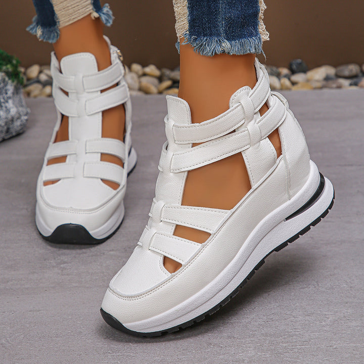 Street Luxe Gladiator Sneakers – Bold Looks, Breezy Comfort