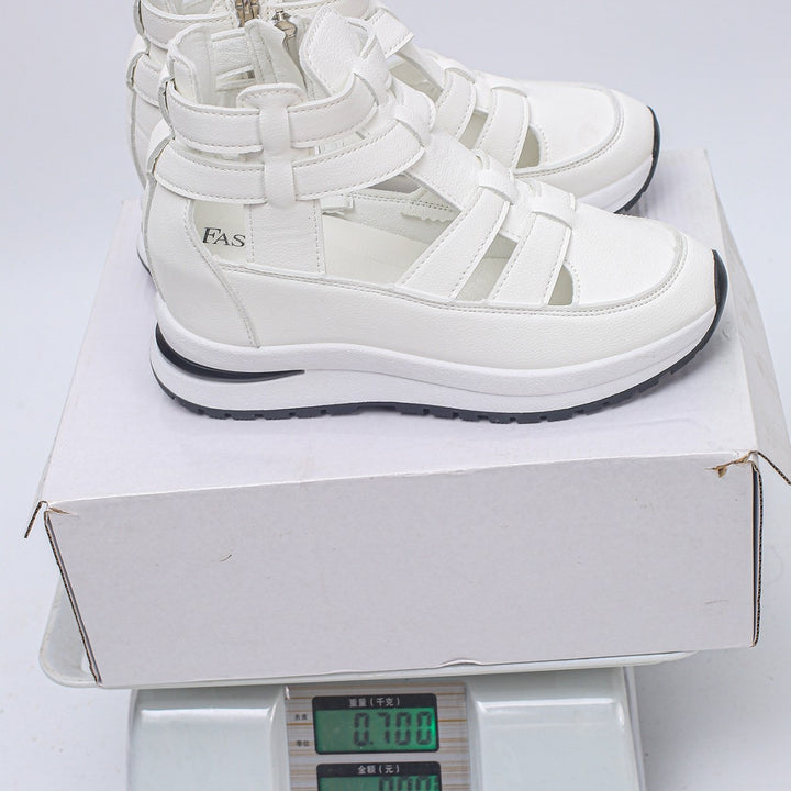 Street Luxe Gladiator Sneakers – Bold Looks, Breezy Comfort