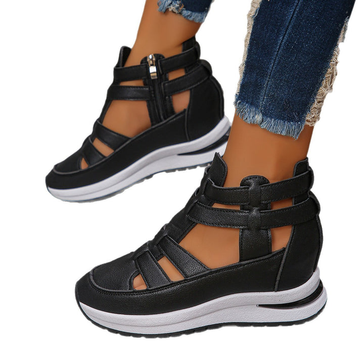Street Luxe Gladiator Sneakers – Bold Looks, Breezy Comfort