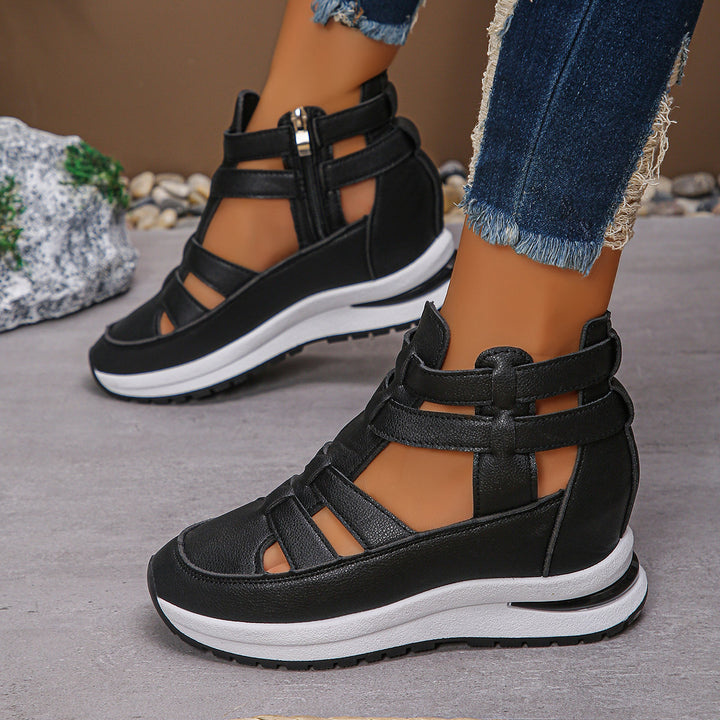 Street Luxe Gladiator Sneakers – Bold Looks, Breezy Comfort