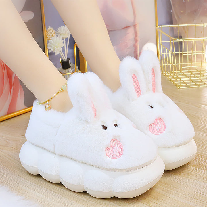 Cloud Bunny Bliss – Ultra-Plush Non-Slip Slippers for Women