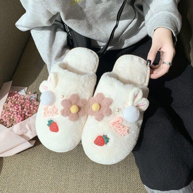 Berry Sweet & Cozy Plush Slippers