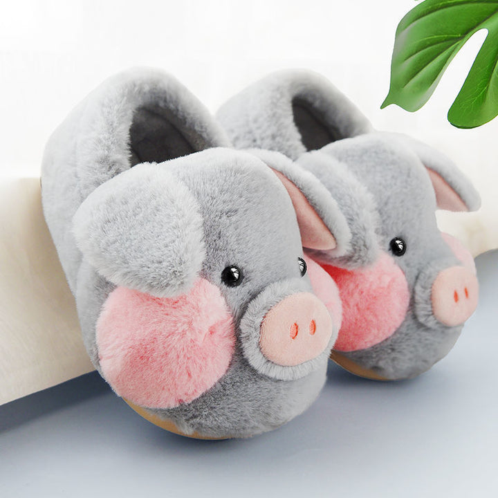 Snuggle-Ready Piggy Slippers for Ultimate Comfort