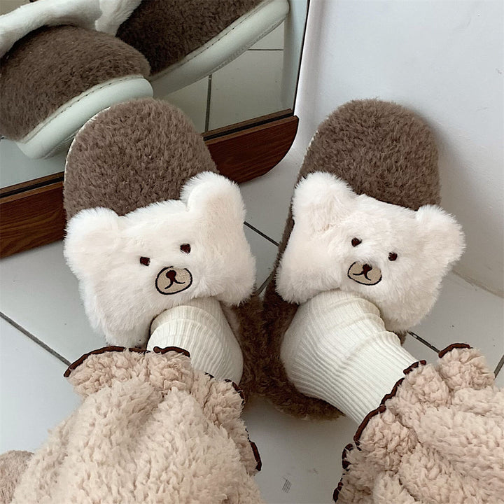 Teddy Snuggles Plush Slippers – The Cutest Comfort for Every Step