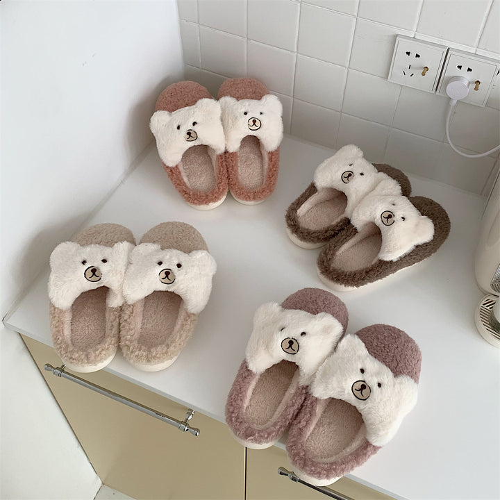 Teddy Snuggles Plush Slippers – The Cutest Comfort for Every Step