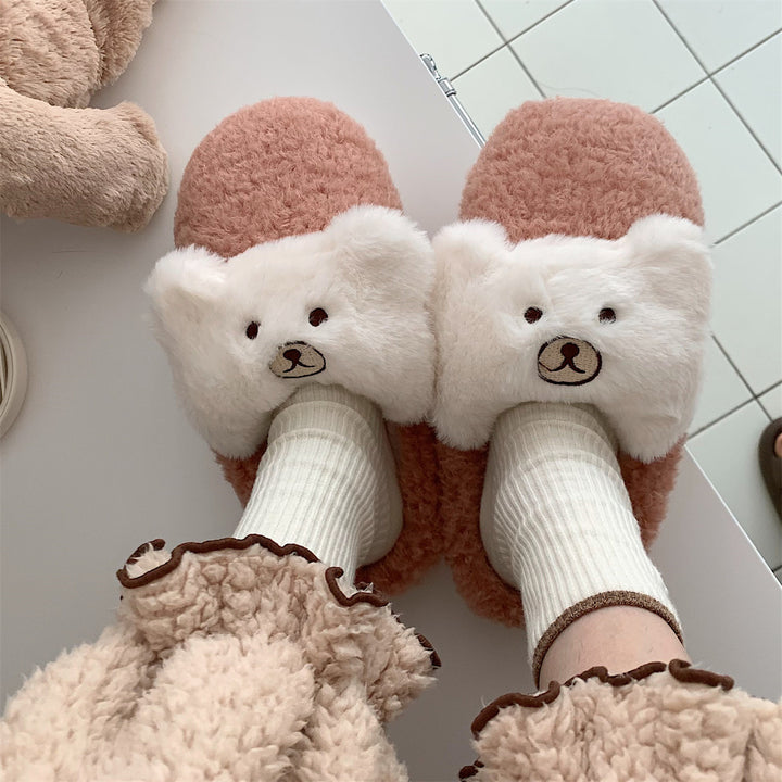 Teddy Snuggles Plush Slippers – The Cutest Comfort for Every Step