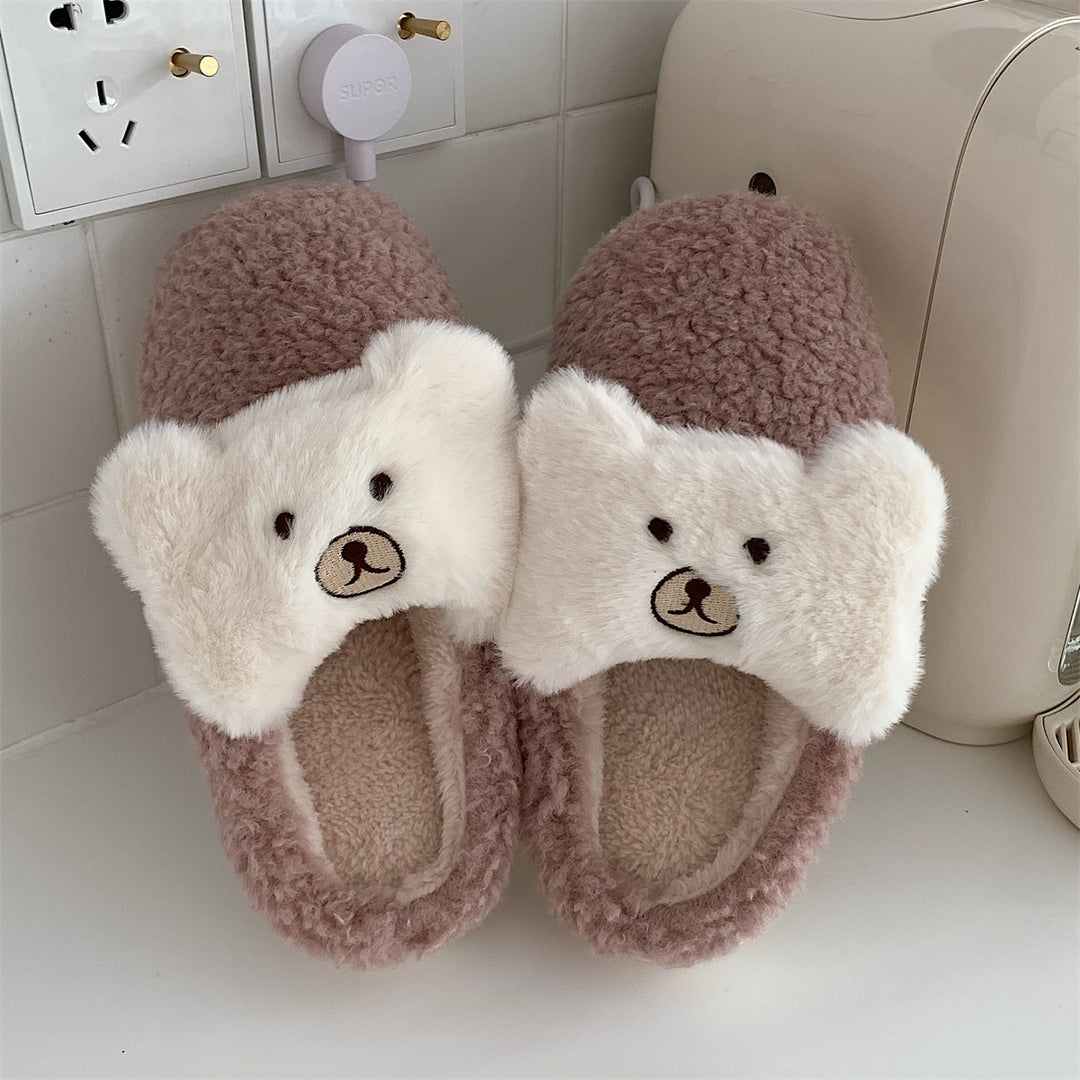 Teddy Snuggles Plush Slippers – The Cutest Comfort for Every Step