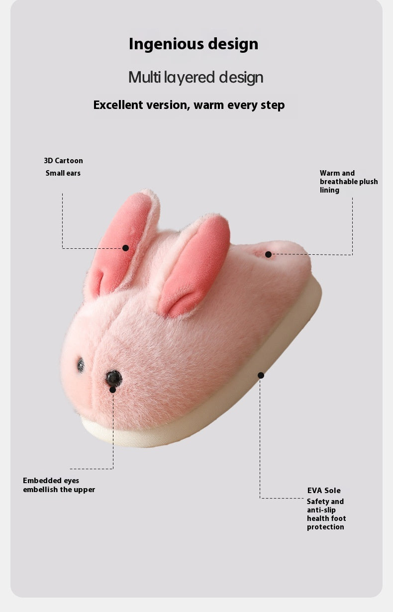 Bunny Snuggle Steps – Cozy Slippers for Little Feet