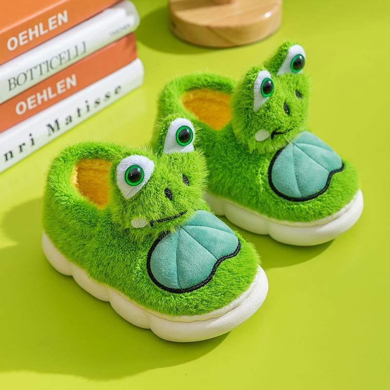 Monster Cuteness in Every Step – Plush Cartoon Slippers for All Ages