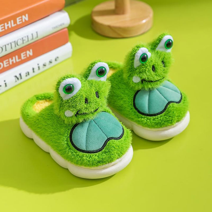 Monster Cuteness in Every Step – Plush Cartoon Slippers for All Ages
