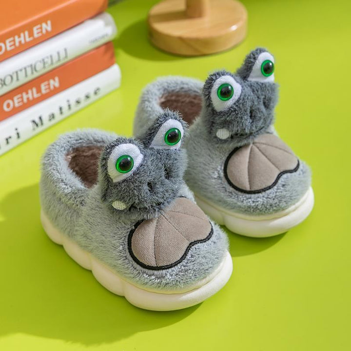 Monster Cuteness in Every Step – Plush Cartoon Slippers for All Ages