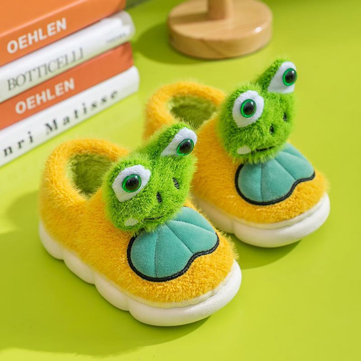 Monster Cuteness in Every Step – Plush Cartoon Slippers for All Ages