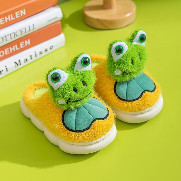 Monster Cuteness in Every Step – Plush Cartoon Slippers for All Ages