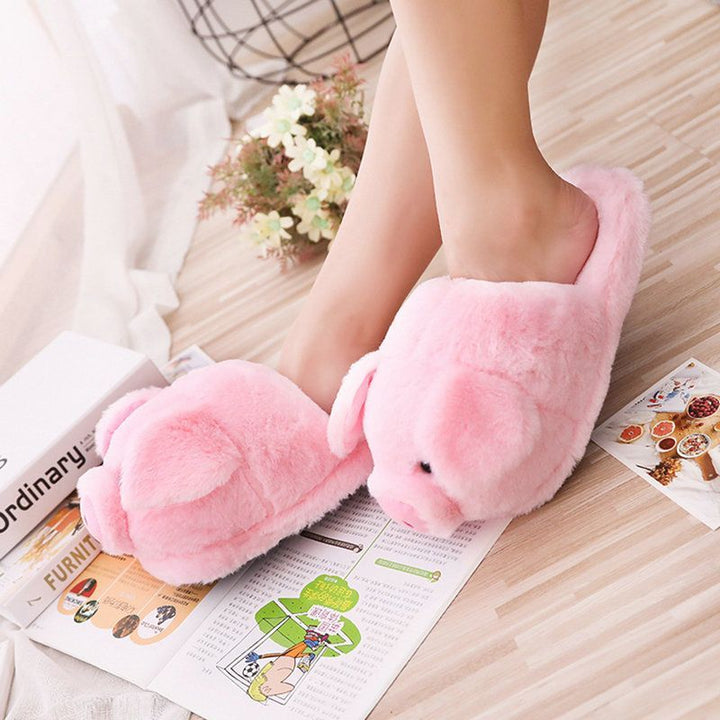 Snuggle Up with Cuteness – Plush Piggy Slippers for Ultimate Cozy Vibes
