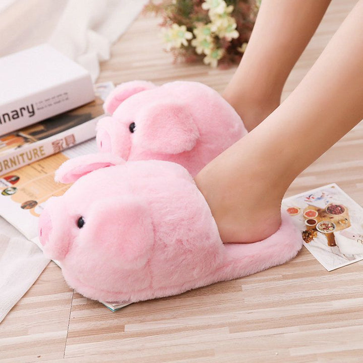 Snuggle Up with Cuteness – Plush Piggy Slippers for Ultimate Cozy Vibes