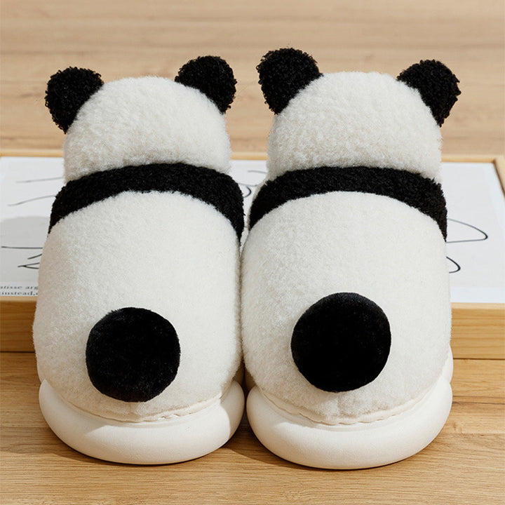 Panda Paws Plush Slippers