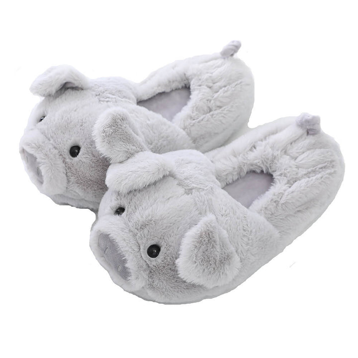 Oink Your Way to Cozy with Piggy Plush Slippers
