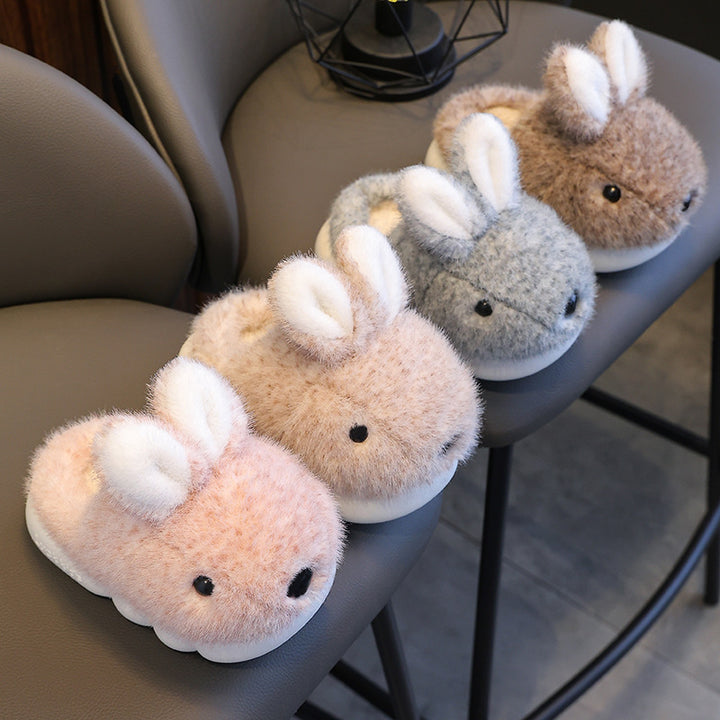 Snuggle-Bunny Plush Slippers – Warmth Hops In With Every Step