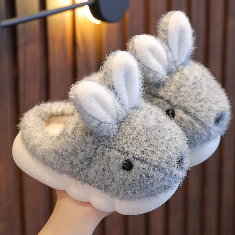 Snuggle-Bunny Plush Slippers – Warmth Hops In With Every Step