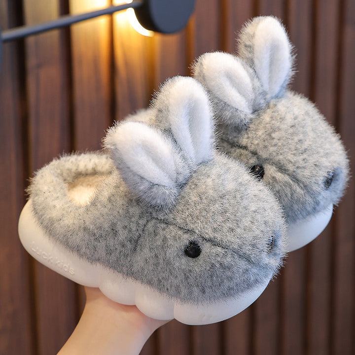 Snuggle-Bunny Plush Slippers – Warmth Hops In With Every Step