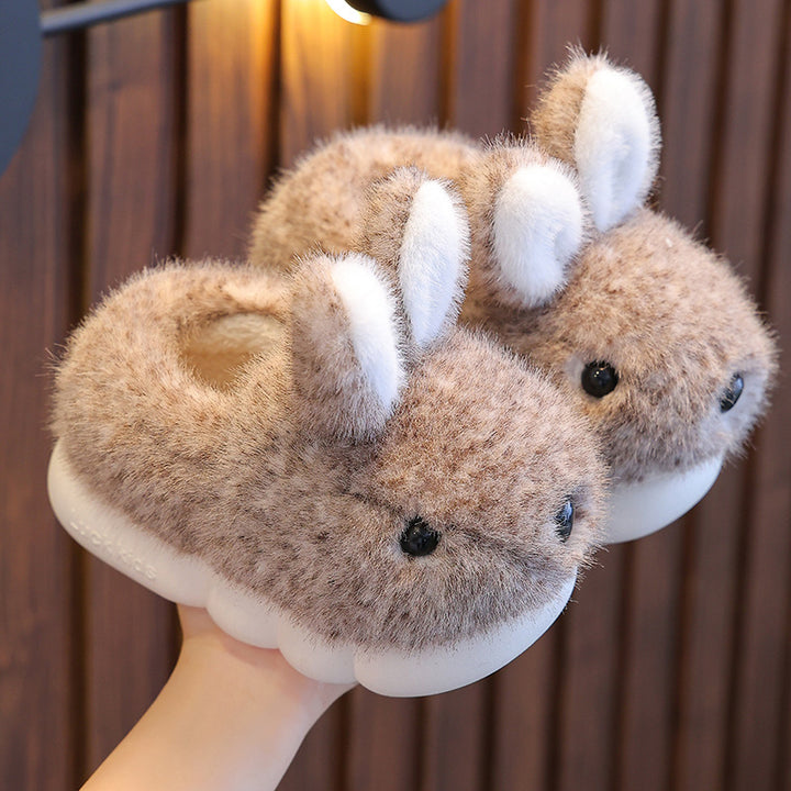 Snuggle-Bunny Plush Slippers – Warmth Hops In With Every Step