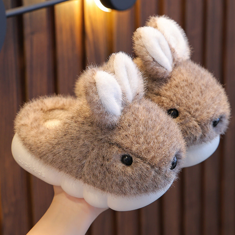 Snuggle-Bunny Plush Slippers – Warmth Hops In With Every Step