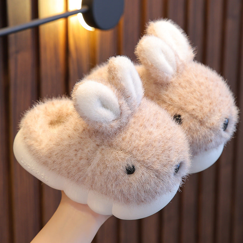 Snuggle-Bunny Plush Slippers – Warmth Hops In With Every Step