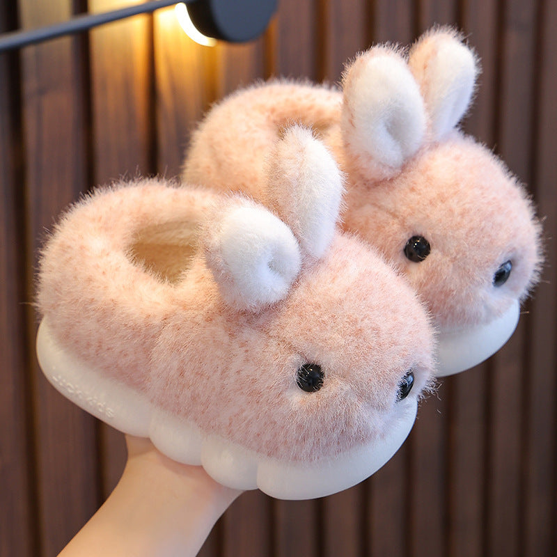 Snuggle-Bunny Plush Slippers – Warmth Hops In With Every Step