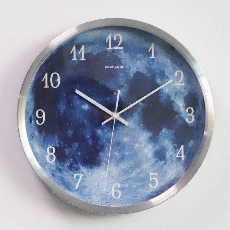 Blue Moon Glow Wall Clock - All Inclusive Family Treasures