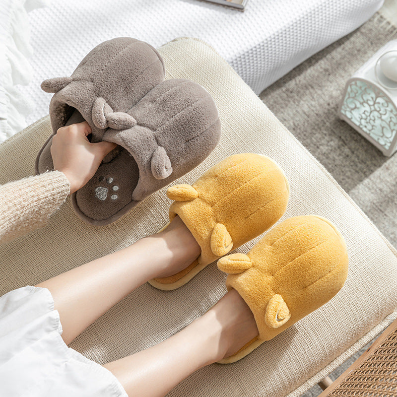 Adorable Paw Plush Slippers – Cozy Comfort for the Whole Family! - All Inclusive Family Treasures